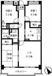リヴィエール一橋学園の間取り画像