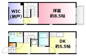 クレール住吉 B棟の間取り画像