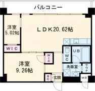 プレジオ宝塚ASIANの間取り画像