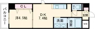 リアライズ深井駅前の間取り画像