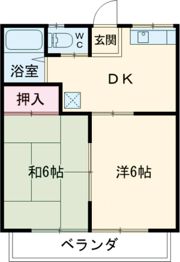 昭和コーポ第2の間取り画像