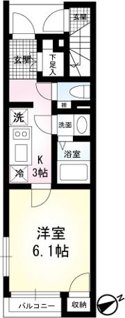 ヴィラセゾン船橋本町の間取り画像
