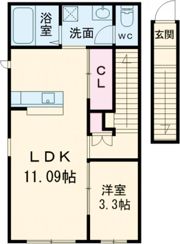 RAMBLE A棟の間取り画像