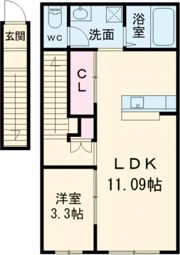 RAMBLE A棟の間取り画像