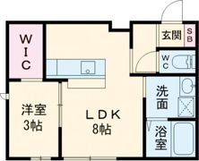 RAMBLE B棟の間取り画像