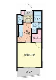 メルヴェールⅠの間取り画像
