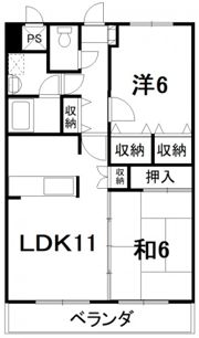 クニヒロマンションHの間取り画像