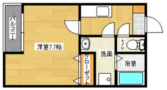 クレフラスト和白東の間取り画像