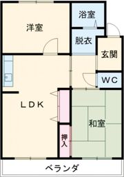 パークハイツの間取り画像