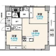 THE LOUNGE LINEAR GATE(期間限定1K,1DKはフリーレント2か月)の間取り画像