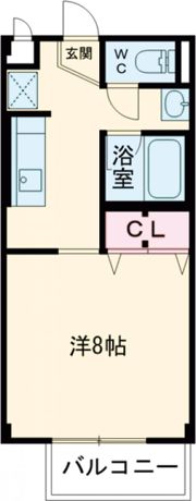Surplus One銀河Bの間取り画像