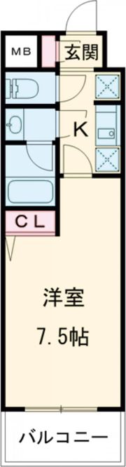夢ランドワイズテラス笹口の間取り画像