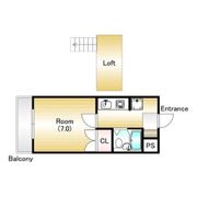 ラ・メール板宿 外国籍/生活保護可能の間取り画像