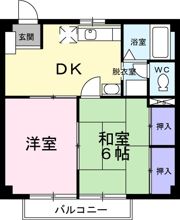 ハイ・マート六本木の間取り画像