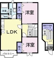 セゾン プレサイトの間取り画像
