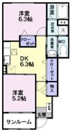 ベルサイドの間取り画像