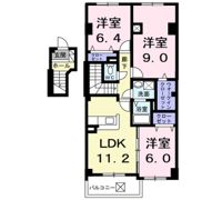 アルパ千刈の間取り画像