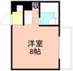 サザンハイツ六十谷の間取り画像