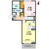 アザレア Aの間取り画像