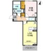アザレア Aの間取り画像