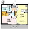 アザレア Aの間取り画像