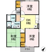 カーザ トスカーナ A棟の間取り画像