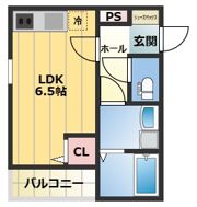 THE NOBLES六ツ門の間取り画像