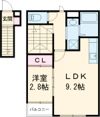 The Trinity東櫛原の間取り画像