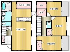 川名戸建の間取り画像