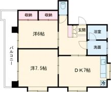 コーポラス彩の間取り画像
