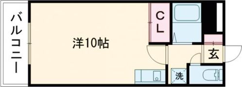 エステート平成の間取り画像