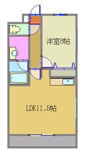 ハバードリーム3番館の間取り画像