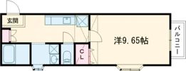 エルマーノ愛子中央1の間取り画像
