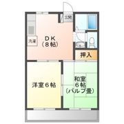 サロンコーポの間取り画像