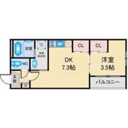 リーガル東海通の間取り画像