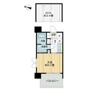 スタジオスクエア住吉の間取り画像