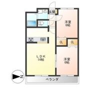 アメニティフラットⅡの間取り画像