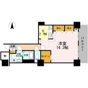品川シーサイドビュータワー Ⅰの間取り画像