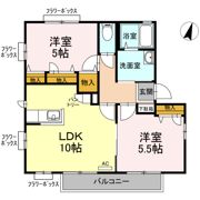 シャーメゾン池田 Bの間取り画像