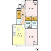 エステート陽だまりの間取り画像