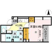 D-Luce寄合町(ﾃﾞｨｰﾙｰﾁｪﾖﾘｱｲﾏﾁ)の間取り画像