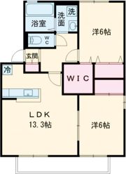 セジュールMINA G棟の間取り画像