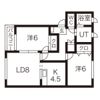シャルマン城西B棟の間取り画像