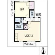 トゥインクルコート城山Ⅰの間取り画像