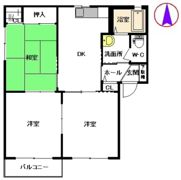 エクセレント川副 A棟の間取り画像