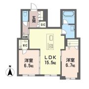 クレスティークの間取り画像