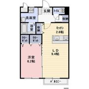 フラワーピーチパートⅢの間取り画像