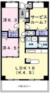 グレイスコートの間取り画像
