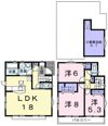 山代貸家A号棟の間取り画像