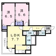 クローバー ノワールの間取り画像